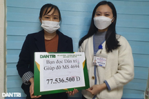 Người đàn ông bị liệt được bạn đọc Dân trí giúp đỡ hơn 77 triệu đồng