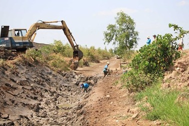 Nước mặn đã "tràn vào" TP Cần Thơ