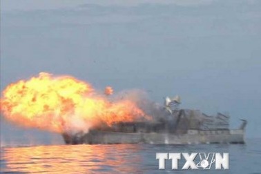 Yonhap: Triều Tiên tuyên bố vùng cấm tàu thuyền để thử tên lửa