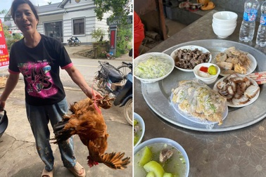 Người dân Yên Bái góp gà, rau... "chặn đường" đón đoàn từ thiện vào ăn cơm