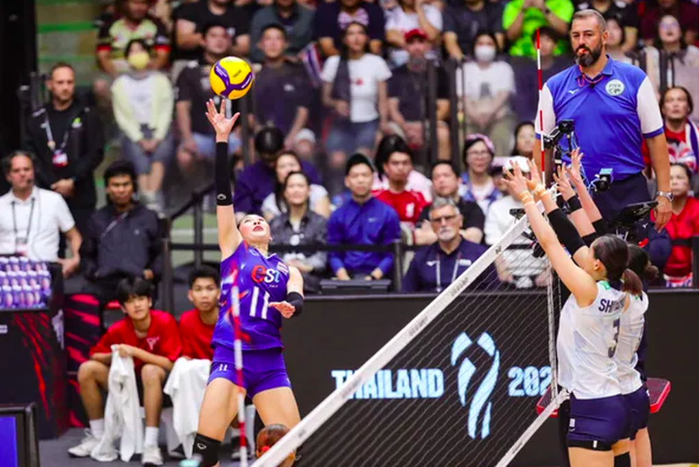 タイ女子バレーボールチームの夢は砕け散り、世界大会で日本に大敗 - 1 Bóng chuyền nữ Thái Lan vỡ mộng, thua đậm tuyển Nhật Bản tại giải thế giới - 1