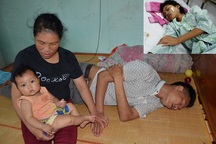 Xót xa cảnh gia đình nghèo cùng cực bị bệnh tật bủa vây không lối thoát