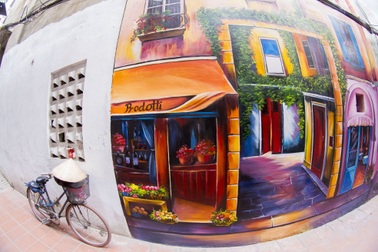 Mãn nhãn với những con đường tranh đẹp ngỡ ngàng ở Hà Nội