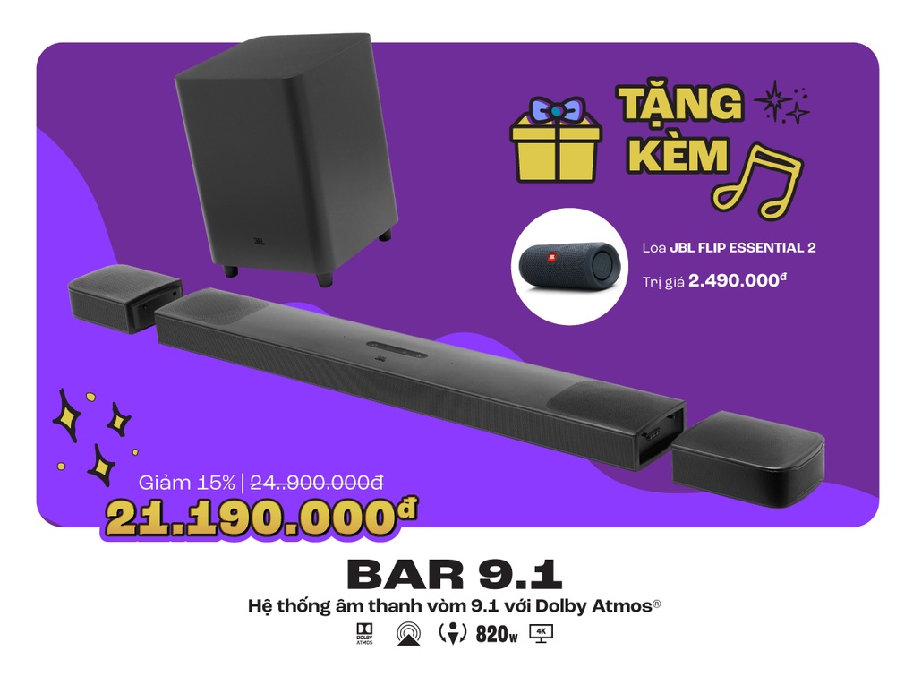 JBL giảm đến 36% cho loạt loa, tai nghe kèm nhiều quà tặng - 5 JBL giảm đến 36% cho loạt loa, tai nghe kèm nhiều quà tặng - 5