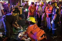 Hiện trường vụ nổ bom rung chuyển thủ đô Bangkok