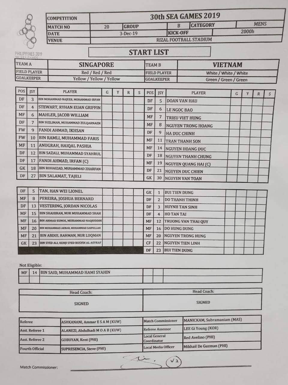 U22 Việt Nam 1-0 U22 Singapore: Đức Chinh ghi bàn quý giá - 32 U22 Việt Nam 1-0 U22 Singapore: Đức Chinh ghi bàn quý giá - 32