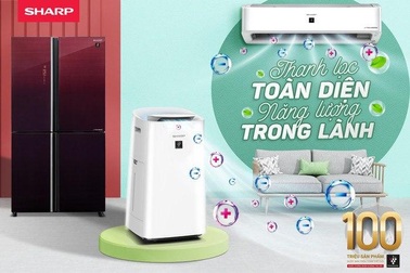 Hơn 100 triệu sản phẩm Sharp công nghệ Plasmacluster Ion đã bán toàn cầu