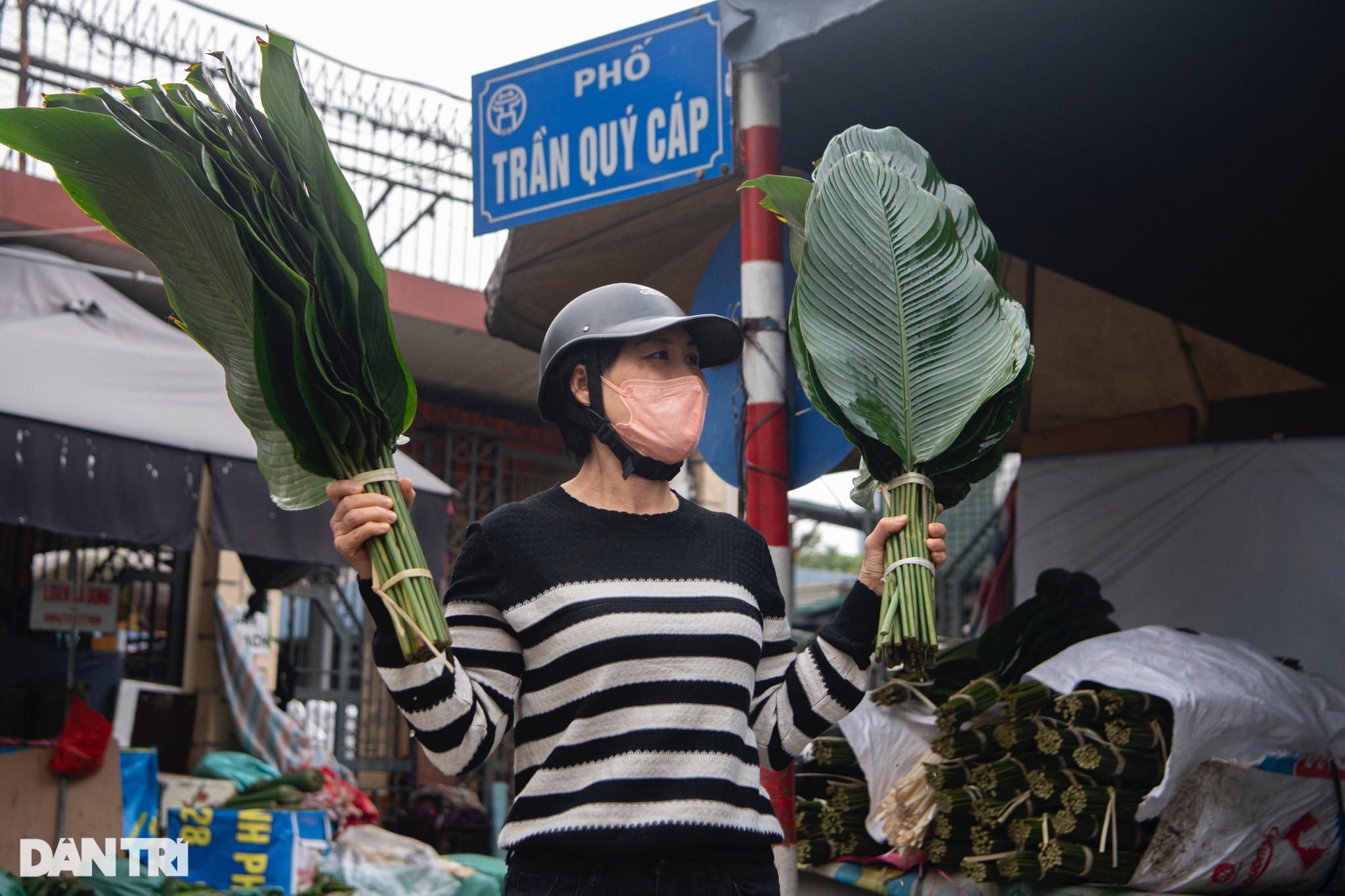 Lá dong đắt gấp 3, người dân vẫn phấn khởi mua gói bánh chưng - 10