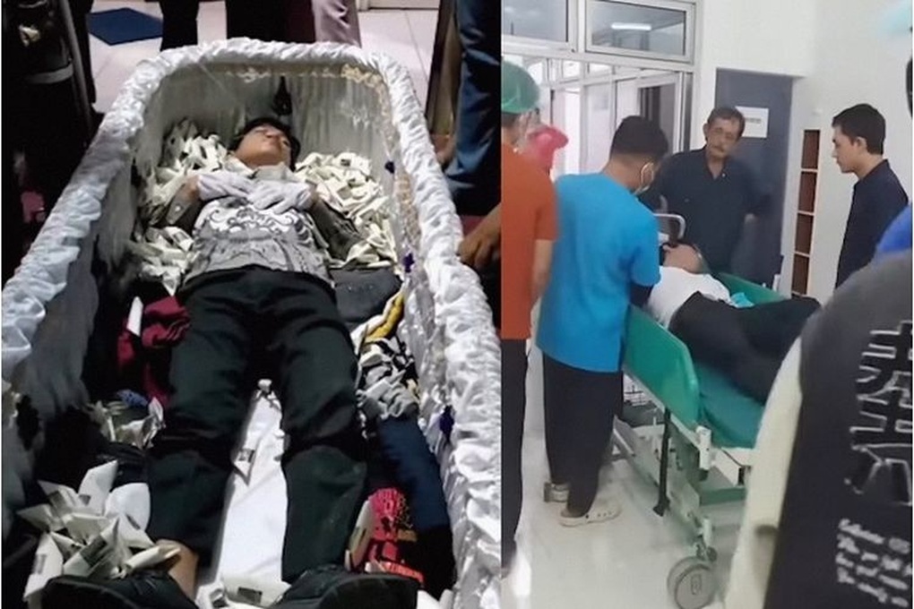 Màn kịch vụng về của người đàn ông Indonesia giả chết trong quan tài để trốn nợ - 1 Màn kịch vụng về của người đàn ông Indonesia giả chết trong quan tài để trốn nợ - 1