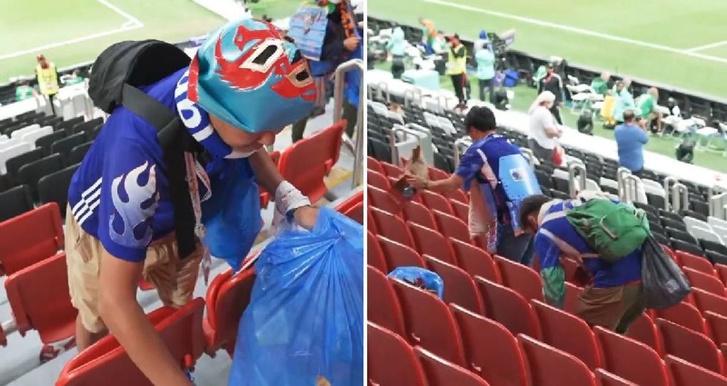 Tư duy giáo dục thúc đẩy cổ động viên Nhật dọn rác ở World Cup - 1 Tư duy giáo dục thúc đẩy cổ động viên Nhật dọn rác ở World Cup - 1