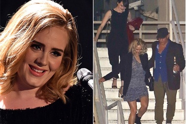 Dàn sao đi xem buổi diễn của Adele