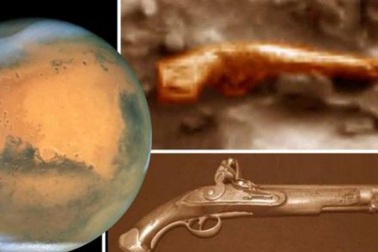 Phát hiện vật thể hình súng lục trên sao Hỏa 