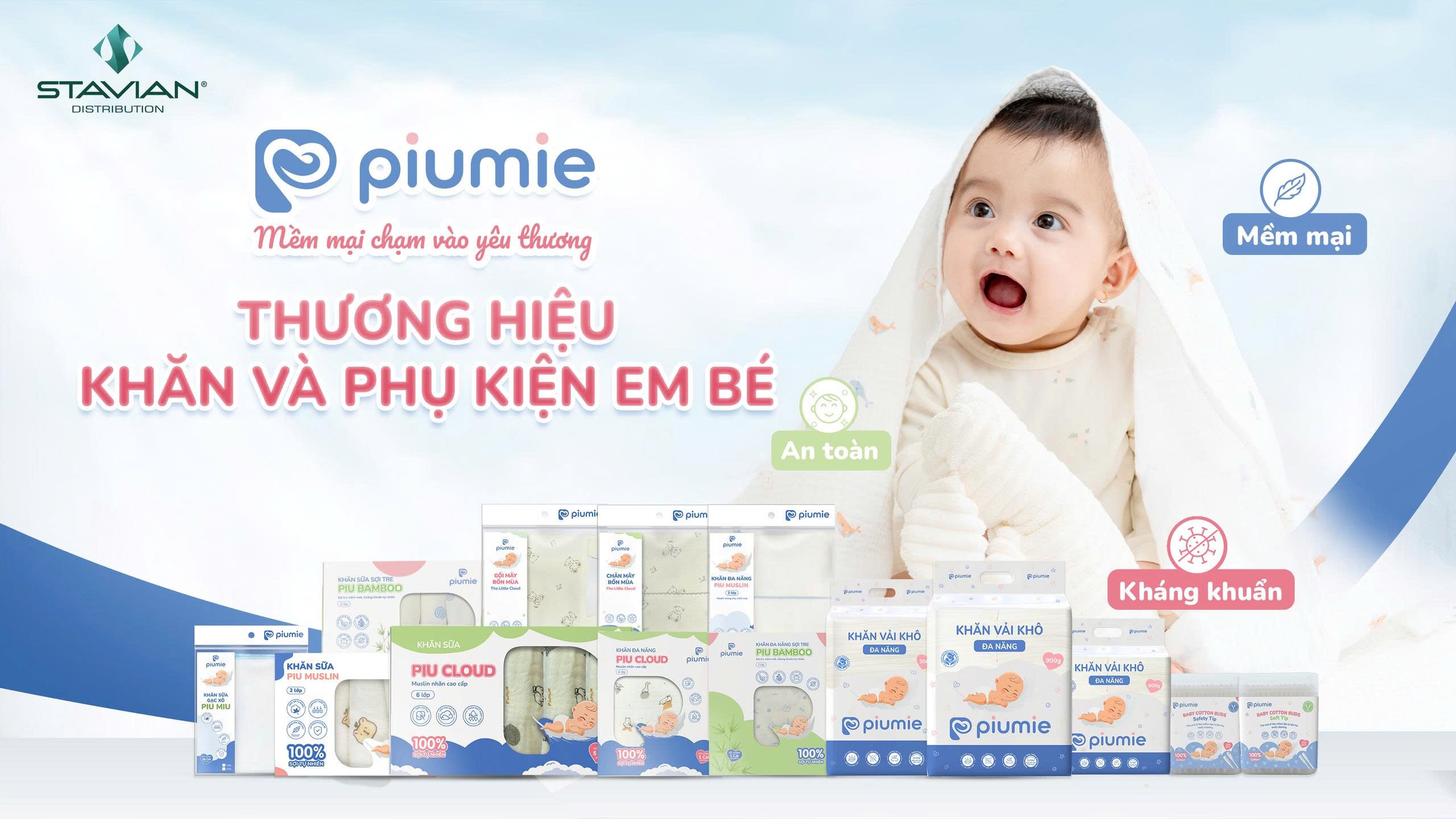Thương hiệu khăn và phụ kiện em bé Piumie ra mắt tại Việt Nam - 1
