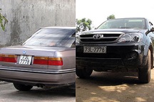 Hai xe ô tô cùng đeo biển số 73L-7778