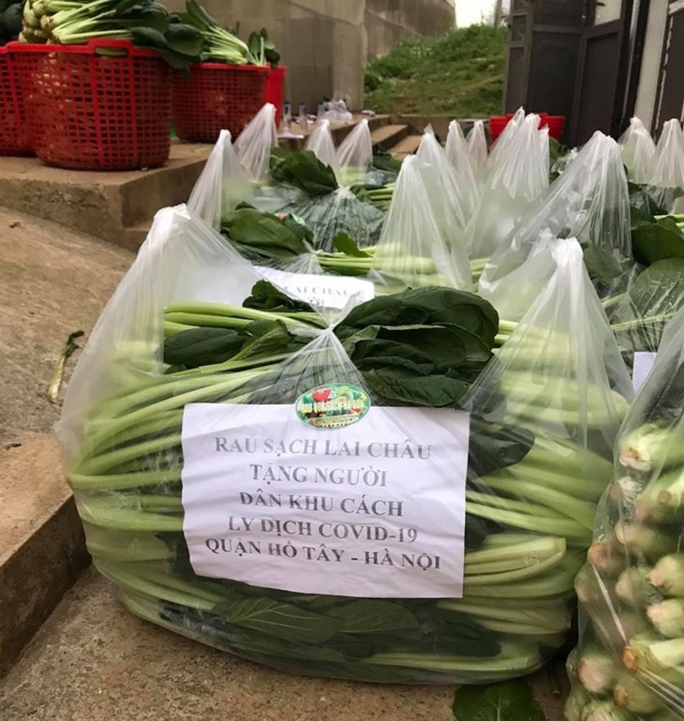 Chủ vườn ở Lai Châu “hái” 2 tấn rau ủng hộ người cách ly ở Hà Nội - 4 Chủ vườn ở Lai Châu “hái” 2 tấn rau ủng hộ người cách ly ở Hà Nội - 4