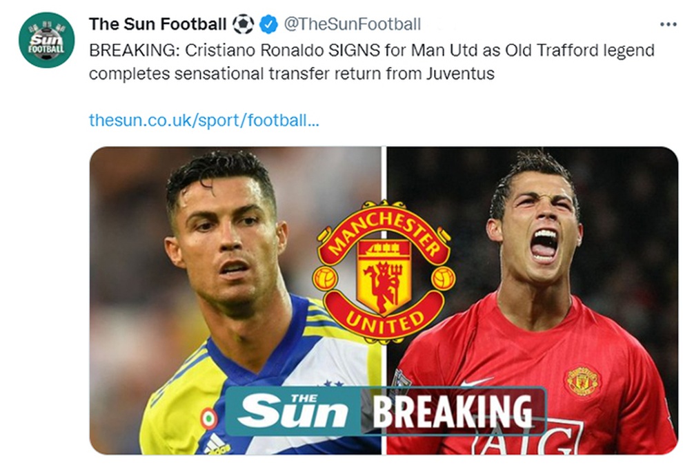 Truyền thông Anh chào đón C.Ronaldo trở lại - 7 Truyền thông Anh chào đón C.Ronaldo trở lại - 7