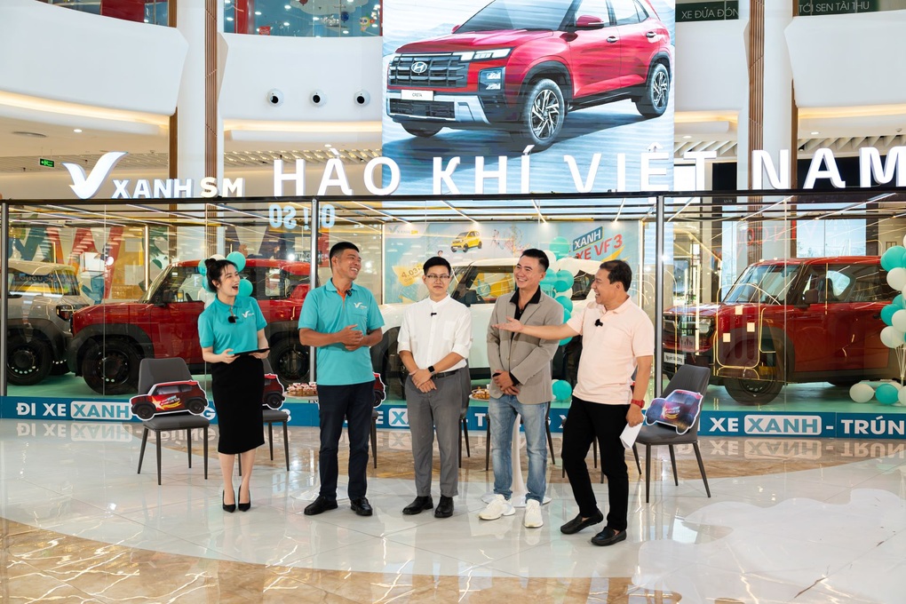 Đặt taxi Xanh SM, sở hữu ô tô điện VinFast VF 3 - 3 Đặt taxi Xanh SM, sở hữu ô tô điện VinFast VF 3 - 3