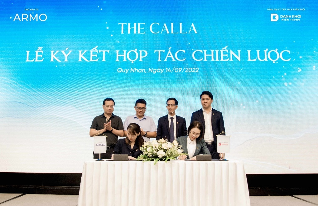 Armo và Danh Khôi Miền Trung ký kết hợp tác chiến lược dự án The Calla - 1 Armo và Danh Khôi Miền Trung ký kết hợp tác chiến lược dự án The Calla - 1
