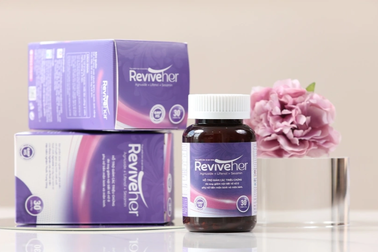 ReviveHer - sản phẩm hỗ trợ giảm triệu chứng mãn kinh từ mạn kinh tử, hoa bia, vừng đen