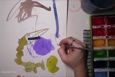 Người mẹ biến những nét vẽ nguệch ngoạc của con trở thành tác phẩm nghệ thuật