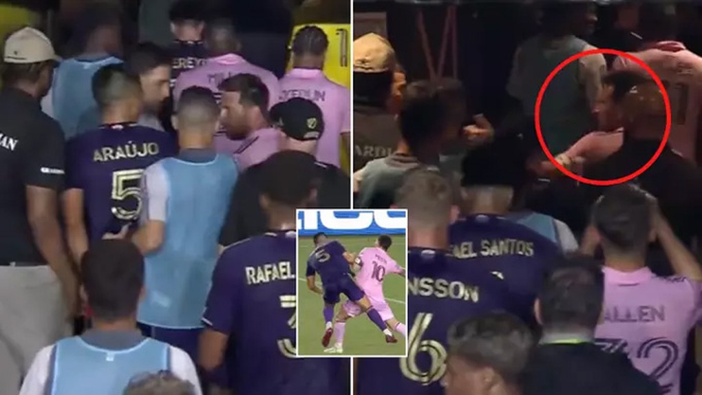 Lionel Messi nổi khùng, có hành động gây tranh cãi với đối thủ - 1 Lionel Messi nổi khùng, có hành động gây tranh cãi với đối thủ - 1