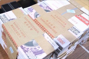 Thái Lan tịch thu 900 triệu đồng tiền Bắc Triều Tiên giả