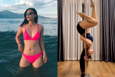 Nữ MC tập múa cột để giữ dáng, thẳng tay "block" fan khiếm nhã