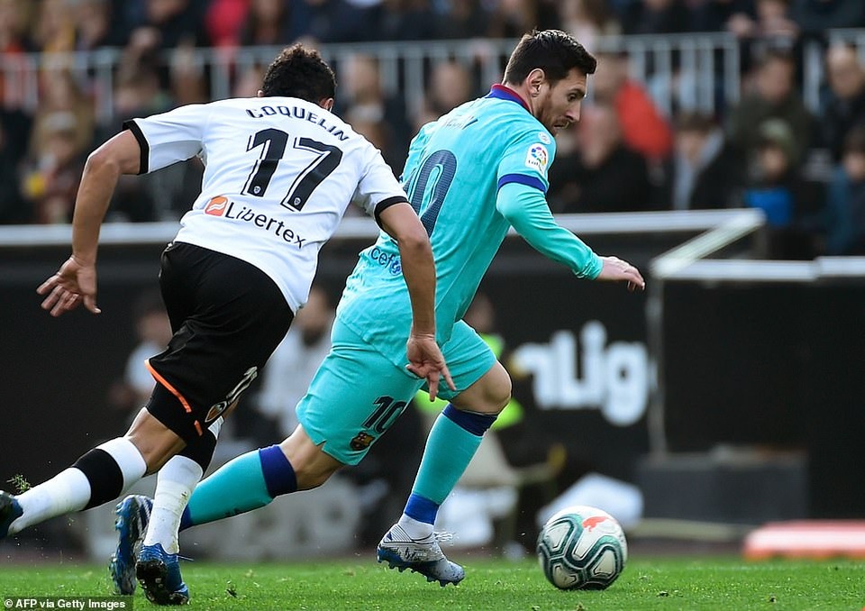 Messi gây thất vọng, Barcelona gục ngã trước Valencia - 4 Messi gây thất vọng, Barcelona gục ngã trước Valencia - 4