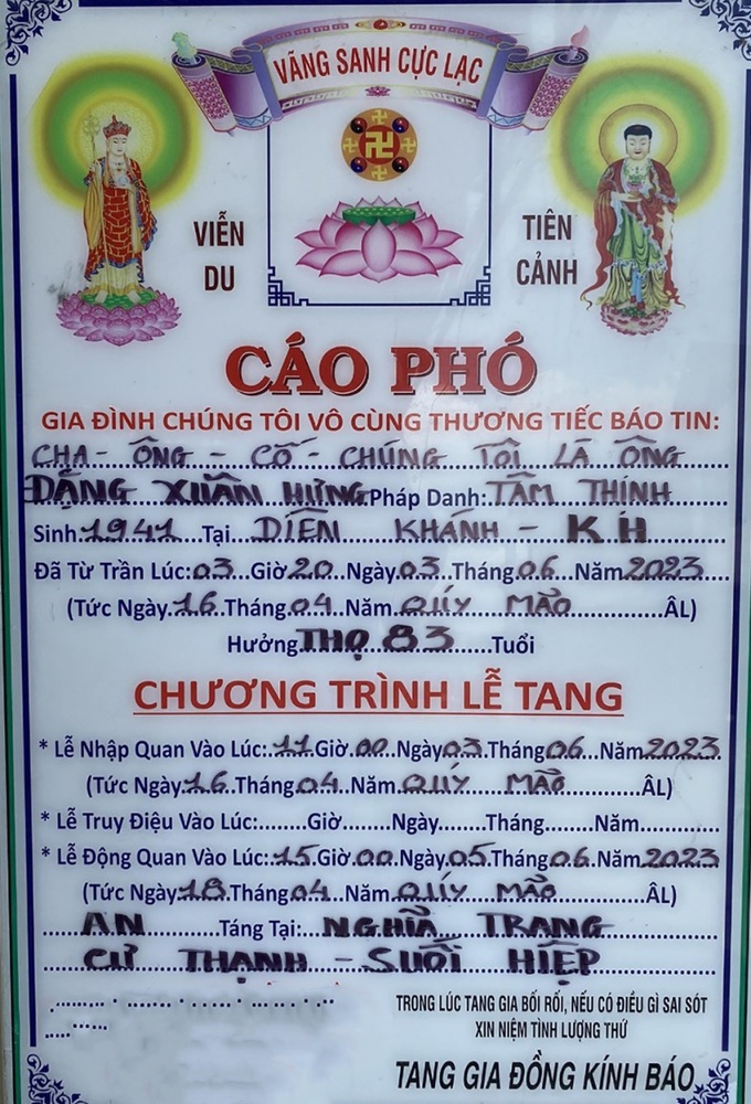 cáo phó