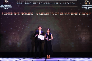 Sunshine Group chiến thắng vang dội với 5 giải thưởng danh giá tại Dot Property Awards 2019