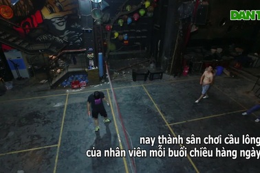 Quán bar thành sân chơi cầu lông trong mùa dịch