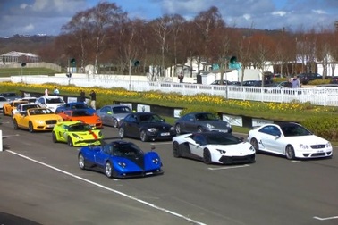 Siêu xe diễu hành tại Goodwood