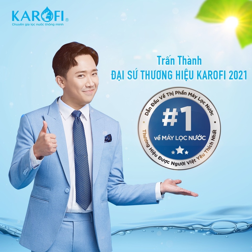 Trấn Thành đồng hành cùng Karofi, trở thành Đại sứ thương hiệu - 1 Trấn Thành đồng hành cùng Karofi, trở thành Đại sứ thương hiệu - 1
