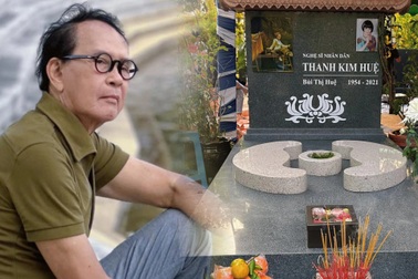 Mộ của NSƯT Thanh Kim Huệ bị giẫm đạp sau lễ tang NSƯT Vũ Linh
