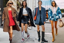Cách phối đồ đẹp với giày boots cao bồi