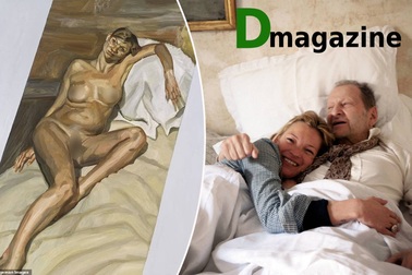 Chuyện tình gây sốt đằng sau bức vẽ siêu mẫu Kate Moss khỏa thân