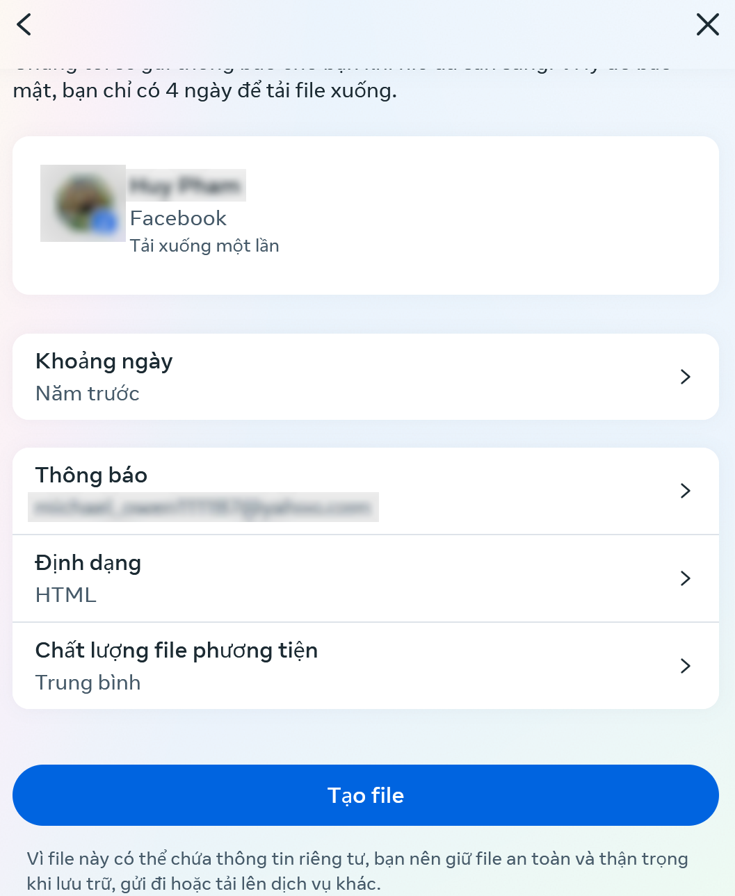 Cách sao lưu dữ liệu trên Facebook đề phòng trường hợp tài khoản bị mất - 8