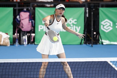 Hướng dẫn cách VĐV tìm ảnh bằng khuôn mặt ở giải pickleball báo Dân trí
