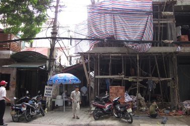 Công trình số 21 Lò Đúc xây dựng theo đúng giấy phép được cấp 