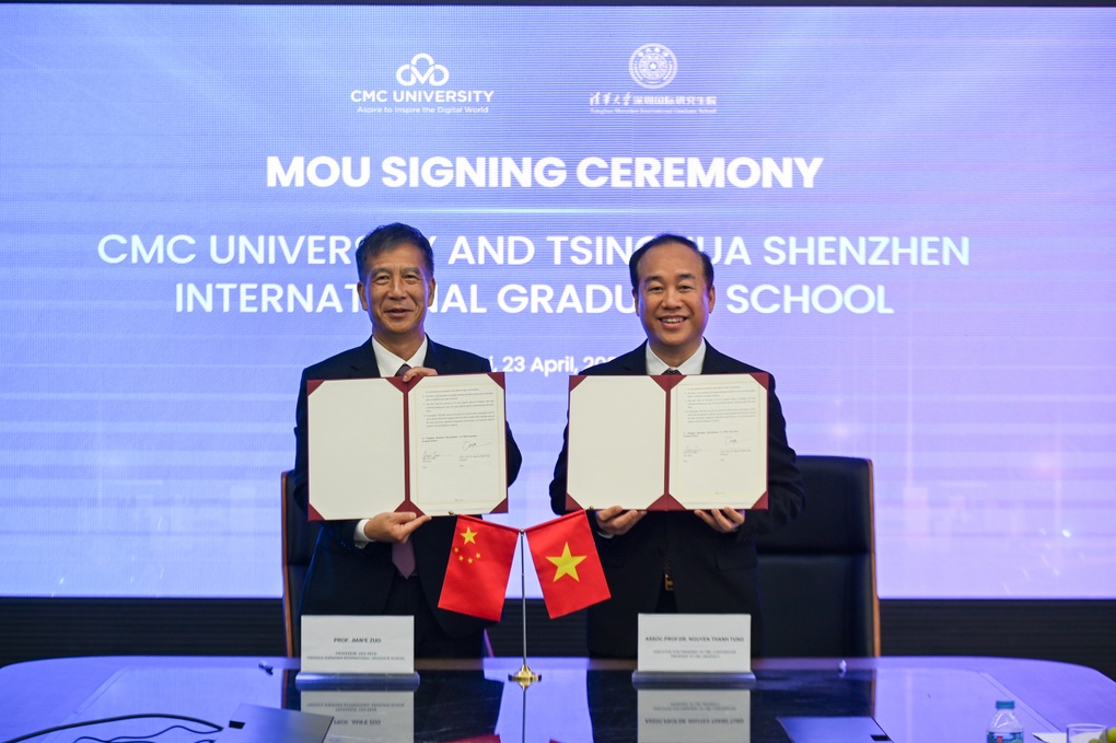 Trường Đại học CMC hợp tác Đại học Thanh Hoa, phát triển nguồn nhân lực chất lượng cao - 1 Trường Đại học CMC hợp tác Đại học Thanh Hoa, phát triển nguồn nhân lực chất lượng cao - 1