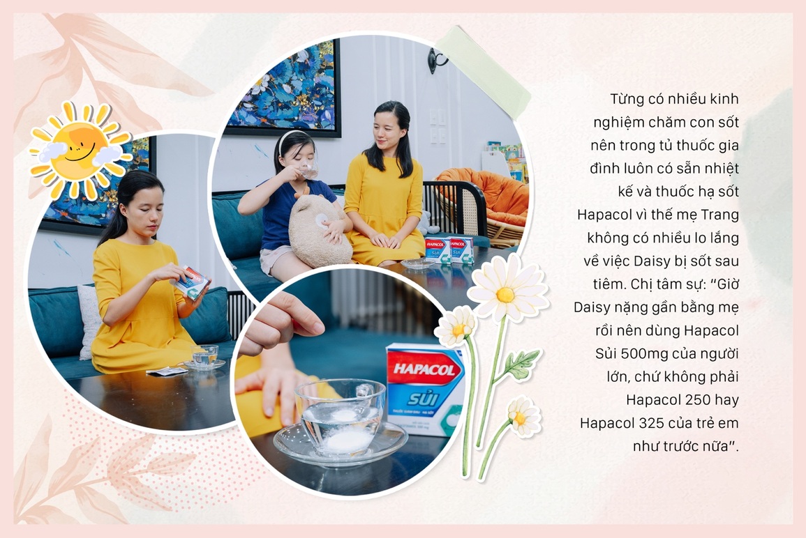 Cùng mẹ Minh Trang bỏ túi bí quyết chăm con sốt sau tiêm vaccine Covid-19 - 7 Cùng mẹ Minh Trang bỏ túi bí quyết chăm con sốt sau tiêm vaccine Covid-19 - 7