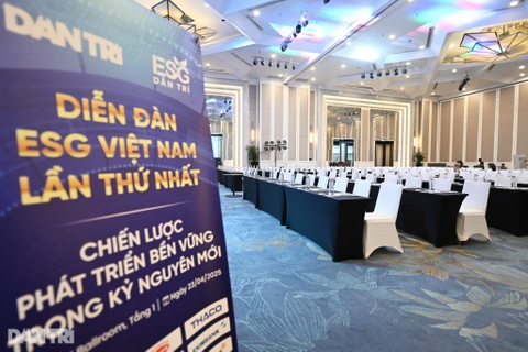 Hình ảnh trước giờ diễn ra Diễn đàn ESG Việt Nam lần thứ nhất