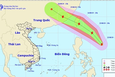 Xuất hiện bão gần Biển Đông