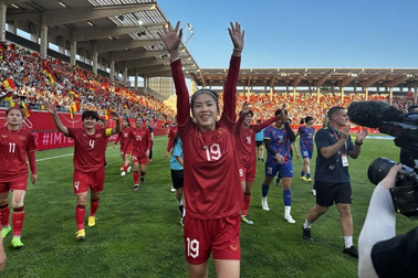 Thanh Nhã: "Đội tuyển nữ Việt Nam không bỏ cuộc khi thi đấu với Đức"