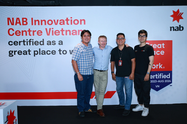 NAB Innovation Centre Vietnam được vinh danh hai giải thưởng quốc tế