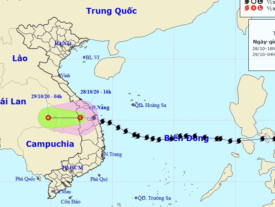 Bão số 9 suy yếu thành áp thấp nhiệt đới, nhiều nơi mưa to - 1 Bão số 9 suy yếu thành áp thấp nhiệt đới, nhiều nơi mưa to - 1