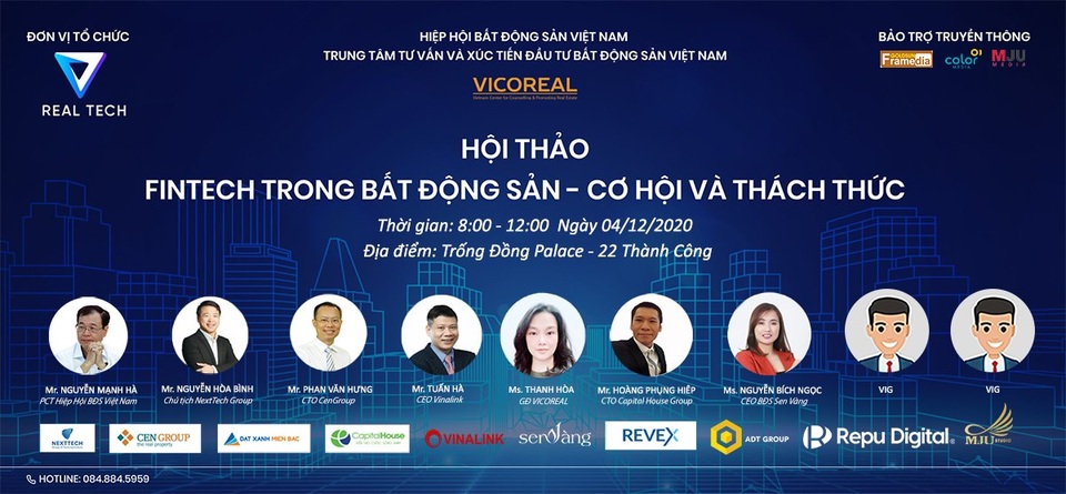 Realtech Việt Nam tổ chức sự kiện Fintech trong bất động sản - Cơ hội và thách thức - 1 Realtech Việt Nam tổ chức sự kiện Fintech trong bất động sản - Cơ hội và thách thức - 1