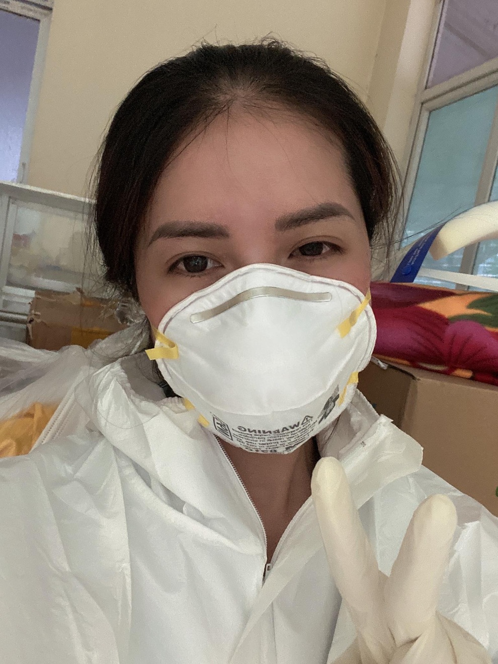 Sinh nhật đáng nhớ của nữ điều dưỡng xinh xắn ở tâm dịch Bắc Giang - 3 Sinh nhật đáng nhớ của nữ điều dưỡng xinh xắn ở tâm dịch Bắc Giang - 3