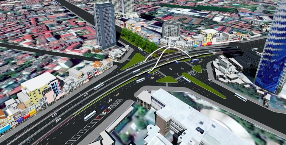 Hà Nội: Thiết kế hai cây cầu chạy dọc tuyến đường “đắt nhất hành tinh” - 2