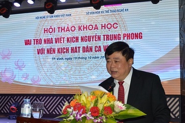 Dấu ấn nhà viết kịch Nguyễn Trung Phong với kịch hát Ví - Giặm